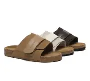 EVERAU® Adjustable Strap Slip-on Summer Sandal Slides Terrain - Chocolate / AU Ladies 8 / AU Men 6 / EU 39