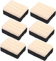 AUTSUPPL 6 Pack Blackboard Erasers Soft Felt Chalkboard Chalk Wiper for Office School