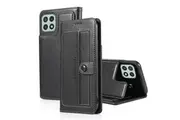 For Samsung Galaxy A22 5G Case SupRShield Luxury Wallet Leather Flip Magnetic Stand Case Cover (Black)