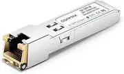 QSFPTEK SFP RJ45 Copper Module Gigabit Transceiver 1000BASE-T for Cisco GLC-T/GLC-TE/SFP-GE-T, Ubiquiti UF-RJ45-1G, Netgear, Other Open Switches, Reach 100m
