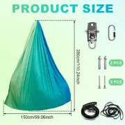 Sensory Swing for Kids Adults Double Layer Kids Cuddle Swing Holds up to AU^