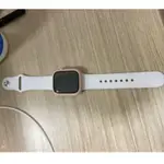 二手 9成新 蘋果手錶 APPLE WATCH SERIES 8 (GPS) 白色運動錶帶41MM含粉色保護殼