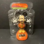 Solar Powered Dancing Bobble Head Toy - Halloween Mickey Mouse Pumpkin