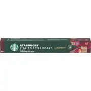 Starbucks by Nespresso Italian Roast Coffee Pods 10 pack