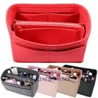 Felt Purse Bag Organizer Insert with Zipper Bag Tote Shaper For Speedy Neverfull