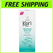 Indulge with Alpha Keri Almond Moisture Oil 16 oz - Softens and Replenishes Skin