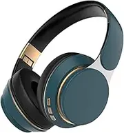 Jeorywoet Wireless Headset Wireless Stereo Earphones Noise Cancelling Wireless Gaming Headset with Microphone Black Wireless Headset