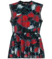 [Marni] Marni Cotton and linen top AU 10 multicoloured