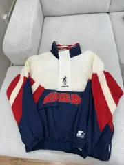 Vintage Starter USA Team Olympics Atlanta 1996 Half Zip Pullover Jacket Large