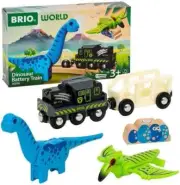 Brio 36096 Dinosaur Battery Train Brachiosaurus Pteradon 5 Pieces 3+ NEW!