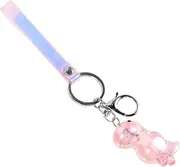 [FOMIYES] Dinosaur Shape Keychain Pendant Acrylic Toy Ornament Easy to Attach Remove for Your Car Keys Bags