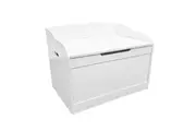 Foret Toy Chest Kids Storage Box Children Clothes Blanket Organiser Wooden White
