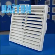 125mm Spigot Ducting White Wall Extractor Fan Ventilation Fixed Louvre Grille