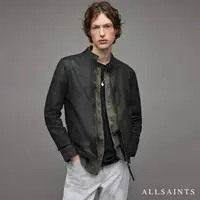 在飛比找momo購物網優惠-【ALLSAINTS】COLT 立領金屬釦環羊皮皮衣夾克-黑