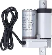 Electric Linear Actuator Motor 20mm Stroke 1000N Thrust Linear Actuator Linear Motion Actuator for Bracket Auto Car RV Opener Lift Tables Equipment Machine (24V)