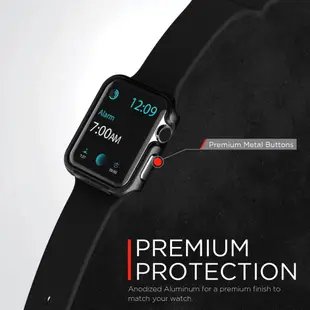 特價品🔥盒裝道瑞apple watch S4 S5 S6保護殼 蘋果手錶保護套金屬錶殼40mm 44mm鋁合金邊框