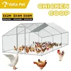 VaKa Chicken Coop Cage Run Rabbit Hutch Large Walk In Hen House Cover Ferret