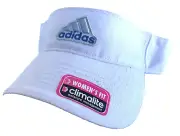 NEW! Adidas Women's Climalite Adjustable Golf/Tennis/Pickel Ball Cap/Visor-White