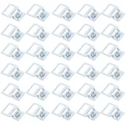50 Pcs Aluminum Alloy Picture Hooks Painting Hanging Drywall