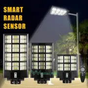 LED Solar Street Light Outdoor Waterproof Motion Sensor Security Wall Road Lamp