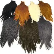 KEOUGH TYER'S GRADE CAPE - Hareline Dry Fly Tying Hackle Feathers Rooster Neck