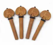 Boxwood Violin Tuning Pegs 4/4 Size Fiddle Violin Parts New High Quality (#2)