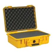 Pelican 1500 Case - Yellow with Foam