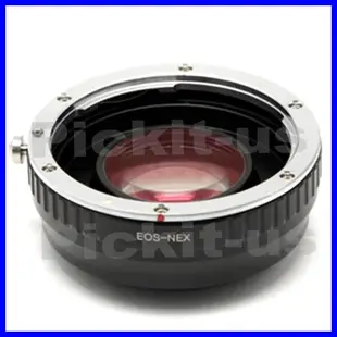 Lens Turbo減焦增光CANON EOS EF鏡頭轉Sony NEX E卡口轉接環NEX-5T NEX-F3 5R