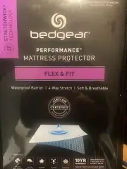 Bedgear Performance Mattress Protector Flex & Fit Twin (New in Box)
