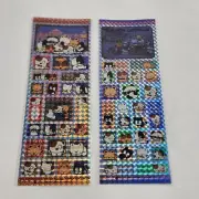 Vtg Bon Bon Cat Club Lot 2 Sticker Sheets Chyuan Shyang Co 80s Japan Holographic