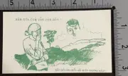 RARE 1970's VIETNAM WAR IDI'S PROPAGANDA FLYER CHINH-PHU, EVILS OF THE VIETCONG