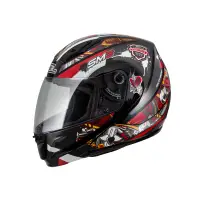 在飛比找蝦皮商城優惠-【SOL Helmets】SM-3可掀式安全帽 (惡天使_黑