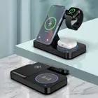 Foldable Wireless Charger Fast Charging Station 3 In 1 for Samsung iPhone