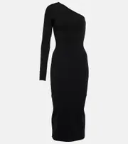 [Victoria Beckham] Victoria Beckham VB Body one-shoulder midi dress AU 12 black
