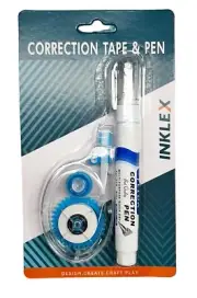 2x Paper Correction Set Tape Paper Pen White Out Stationery AU