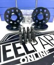 SPR BMW ALLOY WHEEL SPACERS 4 x 12mm 1 2 3 4 5 SERIES M14X1.25 + LOCKS