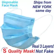 Face Mask 3-PLY Disposable Earloop Mouth Cover 10/20/50/100/200/500/1000 Packs