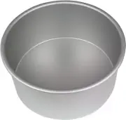 PME RND084 Anodised Aluminium Round Cake Pan 8 x 4-Inch Deep , Silver