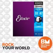 Elixir 11000 Acoustic Guitar Strings Polyweb Extra Light 10-47 80/20 Bronze A-PW