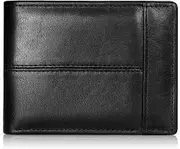 Mens Wallet Slim Genuine Leather Thin Bifold Wallets