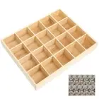 Socks Storage Box 20 Grid Underwear Organizer for Closet and Bedroom