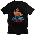 酷復古 HE-MAN MASTERS OF THE UNIVERSE T 恤男士短袖軟棉 T 恤圖案永恆時尚 TSHI