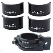 Reducing Spacer Bike Front Derailleur Conversion Shim Gear Clamp Adapter