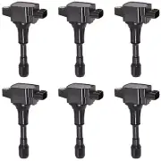 For 2009-2020 Nissan GT-R 3.8L V6 C1697 6PCS Ignition Coil (for: Nissan)