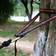Correias De Poliéster Reforçado Para Acampamento AO Ar Livre Black Hammock Strap