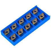 10pcs CNC Carbide Tips Inserts Blade Cutter Lathe Turning Tool With Box