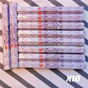 Fin Incense Sticks 10 Hexagon Packets/200 Sticks -Vanilla- Free Postage