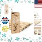 Natural Rattan Reed Sticks 10 Inch, 100PC Aroma Diffuser Replacement Set