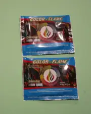 2 Pk of Enviro Log Color Flame Fire Magical Colored Colorful Flames