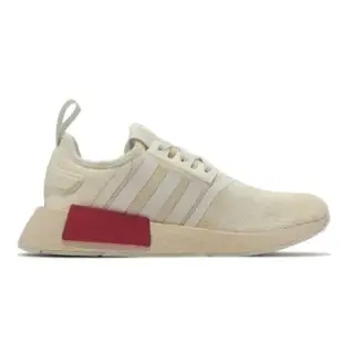 adidas 休閒鞋 NMD_R1 男鞋 女鞋 奶油白 藍紅 經典 緩震 支撐 襪套式 HQ4451